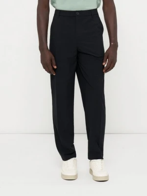 Spodnie garniturowe Armani Exchange czarny