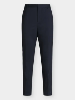 Spodnie garniturowe Calvin Klein granatowy