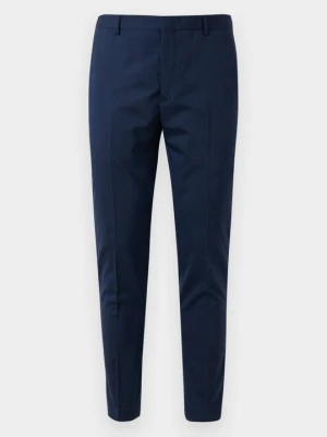 Spodnie garniturowe Calvin Klein szafirowy