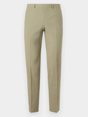 Spodnie garniturowe Hugo khaki
