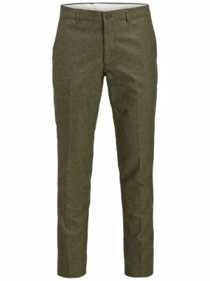 Spodnie garniturowe Jack&Jones oliwkowy