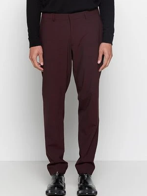 Spodnie garniturowe Michael Kors bordowy