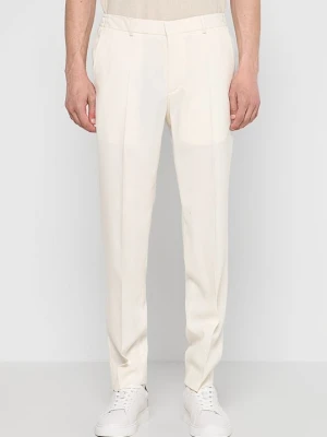 Spodnie garniturowe Michael Kors mleczny