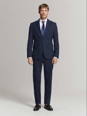 Spodnie garniturowe Milan slim fit ciemnogranatowy - Mężczyzna - - MANGO MAN