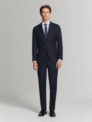 Spodnie garniturowe Milan slim fit granatowy - Mężczyzna - - MANGO MAN