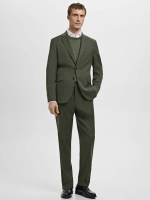Spodnie garniturowe Milan slim fit khaki - Mężczyzna - - MANGO MAN