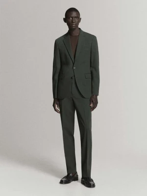 Spodnie garniturowe Milan slim fit khaki - Mężczyzna - MANGO MAN