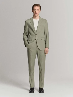 Spodnie garniturowe Milan slim fit zielony - Mężczyzna - - MANGO MAN