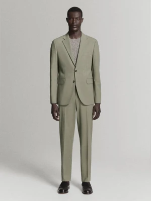 Spodnie garniturowe Milan slim fit zielony - Mężczyzna - - MANGO MAN