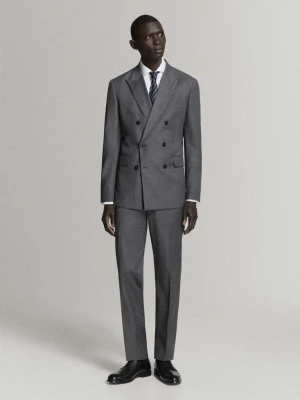 Spodnie garniturowe Mónaco slim fit średni szary - Mężczyzna - MANGO MAN