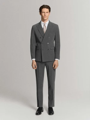 Spodnie garniturowe Mónaco slim fit szary - Mężczyzna - MANGO MAN