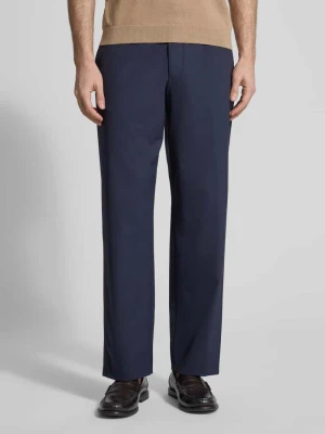 Spodnie garniturowe o kroju loose fit z dodatkiem wiskozy model „LIAM” Selected Homme