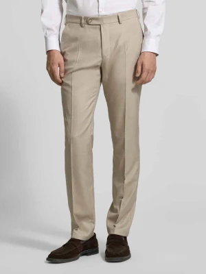 Spodnie garniturowe o kroju moden fit z kanty model 'Sergio' Digel