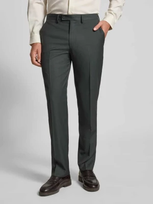 Spodnie garniturowe o kroju regular fit z dodatkiem wiskozy Christian Berg Men