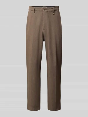 Spodnie garniturowe o kroju regular fit z dodatkiem wiskozy model 'WYACO' Drykorn Camel melanż