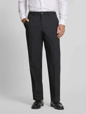Spodnie garniturowe o kroju regular fit z dodatkiem wiskozy s.Oliver BLACK LABEL