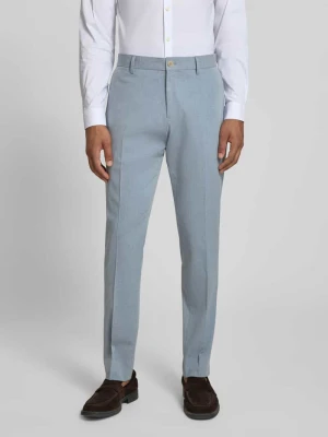 Spodnie garniturowe o kroju regular fit z mieszanką bawełny, wiskozy i lnu s.Oliver BLACK LABEL