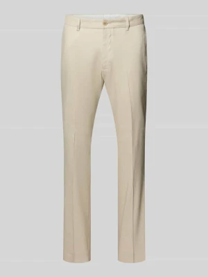 Spodnie garniturowe o kroju regular fit z mieszanki lnu s.Oliver BLACK LABEL