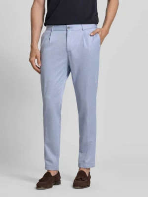Spodnie garniturowe o kroju regular fit z mieszanki wiskozy model 'Lester' JOOP! Collection