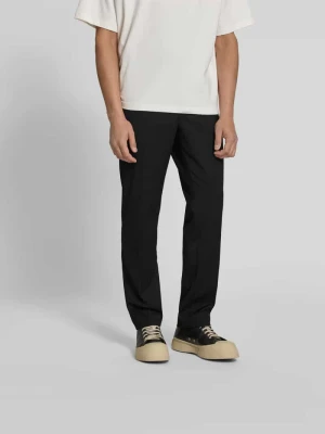 Spodnie garniturowe w kroju slim fit z dodatkiem wełny Filippa K Czarny