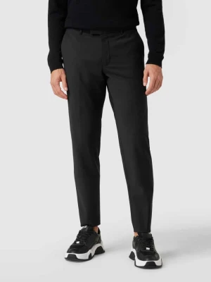 Spodnie garniturowe o kroju slim fit z dodatkiem wełny model „Piet” – „Drynamic” drykorn