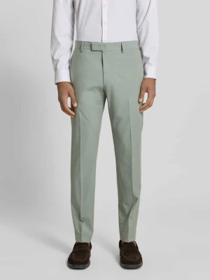 Spodnie garniturowe o kroju slim fit z dodatkiem wiskozy model 'MELWIN' Strellson