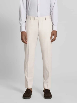 Spodnie garniturowe o kroju slim fit z dodatkiem wiskozy model 'MELWIN' Strellson