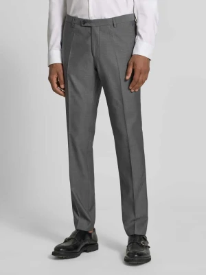 Spodnie garniturowe o kroju slim fit z kantami model 'Cedric' CG – CLUB of GENTS