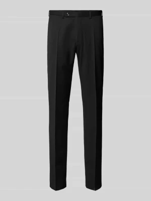 Spodnie garniturowe o kroju slim fit z kantami model 'Move Apollo' Digel