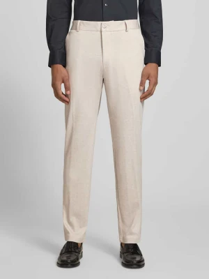 Spodnie garniturowe o kroju slim fit z mieszanka wiskozy model 'TIUS2' Strellson