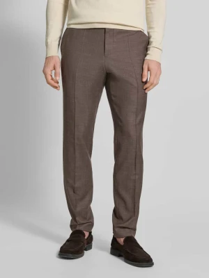 Spodnie garniturowe o kroju slim fit z Mieszanka żywej wełny, jedwabiu i lnu Model 'H-GENIUS-B1-262' Boss