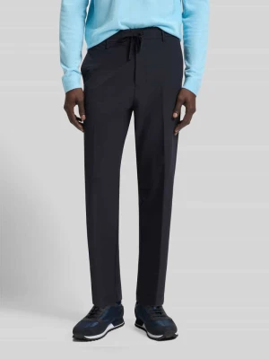Spodnie garniturowe o kroju tapered fit z łatwego w prasowaniu materiału Model 'T_CONVERT' BOSS Green