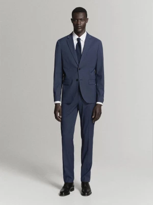Spodnie garniturowe París super slim fit atramentowy - Mężczyzna - - MANGO MAN