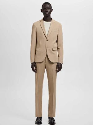 Spodnie garniturowe París super slim fit beżowy - Mężczyzna - - MANGO MAN