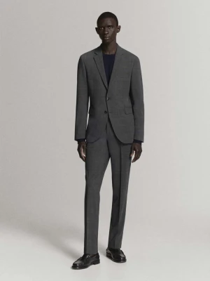 Spodnie garniturowe París super slim fit ciemnoszary - Mężczyzna - MANGO MAN