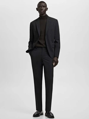 Spodnie garniturowe París super slim fit czarny - Mężczyzna - - MANGO MAN