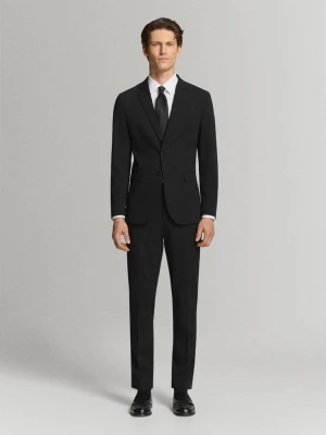 Spodnie garniturowe París super slim fit czarny - Mężczyzna - - MANGO MAN