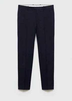 Spodnie garniturowe slim fit z tkaniny stretch mango man