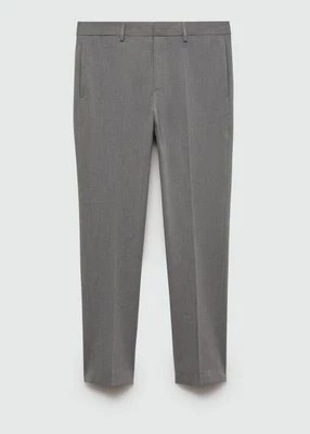 Spodnie garniturowe super slim fit z tkaniny stretch mango man