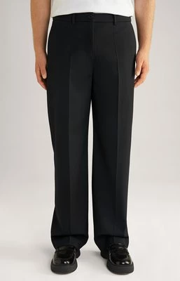 Spodnie garniturowe unisex w kolorze czarnym Joop