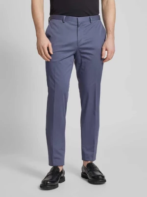 Spodnie garniturowe w jednolitym kolorze model ‘Hesten’ HUGO