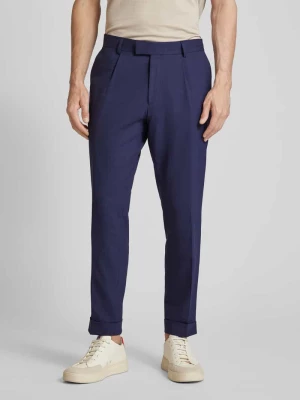 Spodnie garniturowe w jednolitym kolorze model ‘Louis’ Boss