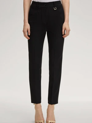 Spodnie garniturowe w kolorze czarnym Joop