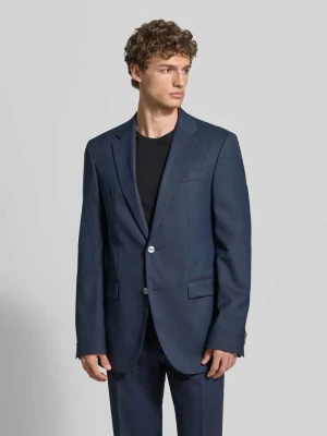 Spodnie garniturowe w kroju regular fit z domieszką wełny dziewiczej model 'Leon' Boss