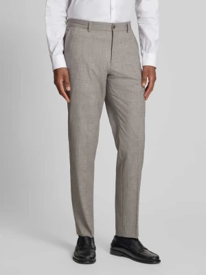 Spodnie garniturowe w kroju regular fit z domieszką wiskozy s.Oliver BLACK LABEL