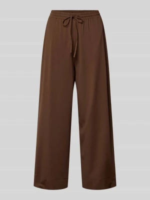 Spodnie garniturowe w kroju regular fit z elastycznym pasem model 'MODICO' Weekend Max Mara