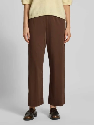 Spodnie garniturowe w kroju regular fit z elastycznym pasem model 'MODICO' Weekend Max Mara