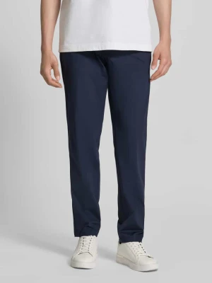 Spodnie garniturowe w kroju slim fit ze sznurkiem w talii model 'GENIUS' Boss
