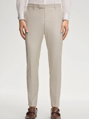 Spodnie garniturowe Wedding Blayr w kolorze jasnobeżowym Joop