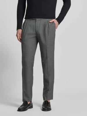 Spodnie garniturowe z kantami i kieszeniami z tyłu MCNEAL